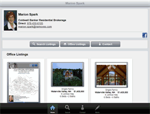 Tablet Screenshot of marionspark.com